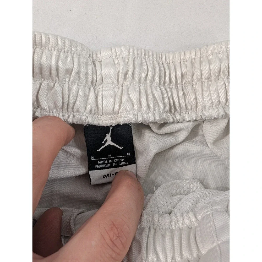 2011 Air Jordan 11 Concord Silky Dazzle Off White Black Shorts 395417-101 Mediun